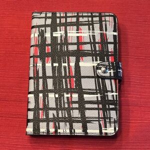 Vera Bradley Black and Red Plaid Diary